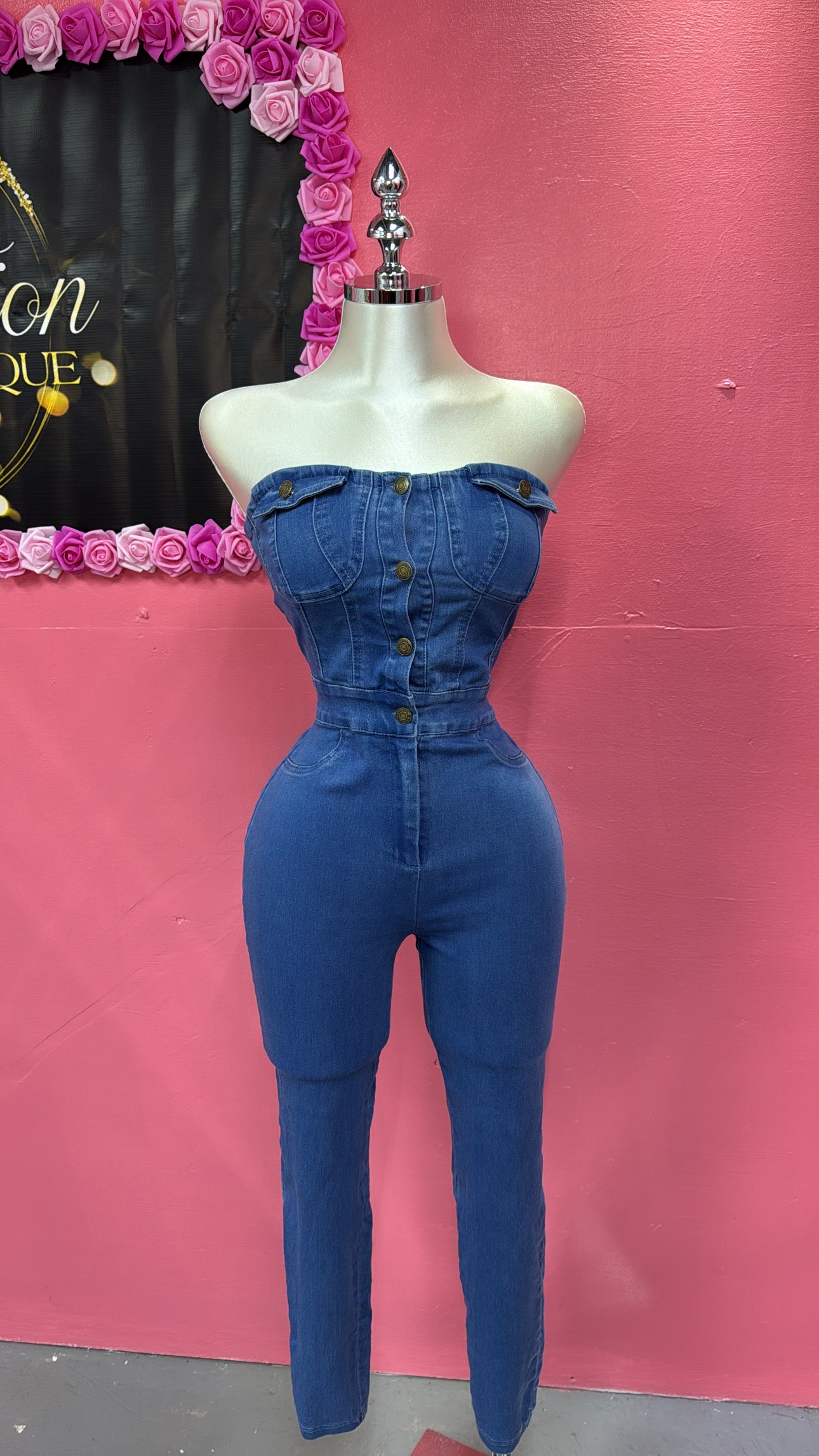 Demin jumpsuit